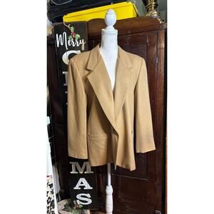 Vintage Camel/tan wool blazer